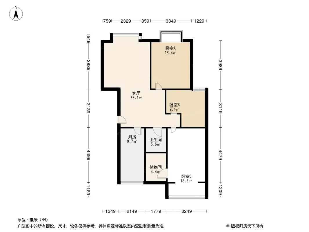 经典魅力户型图