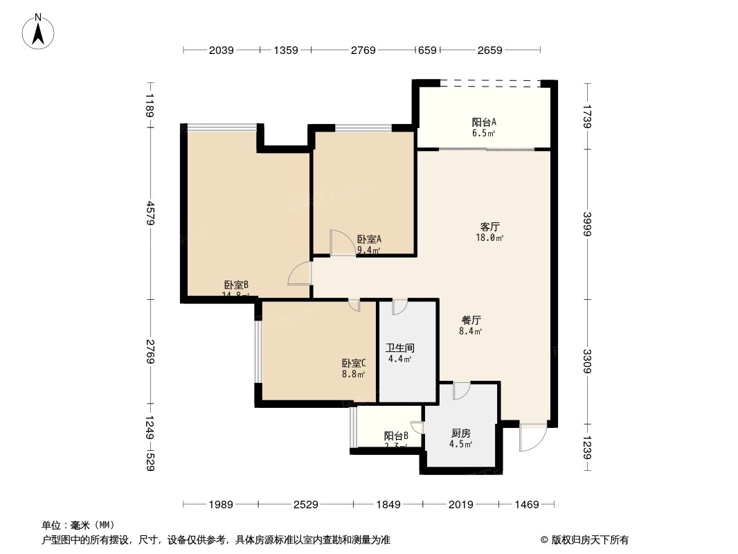 东原城户型图