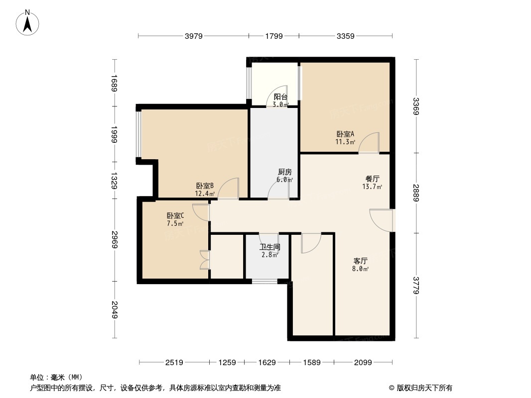 佳年华新生活户型图