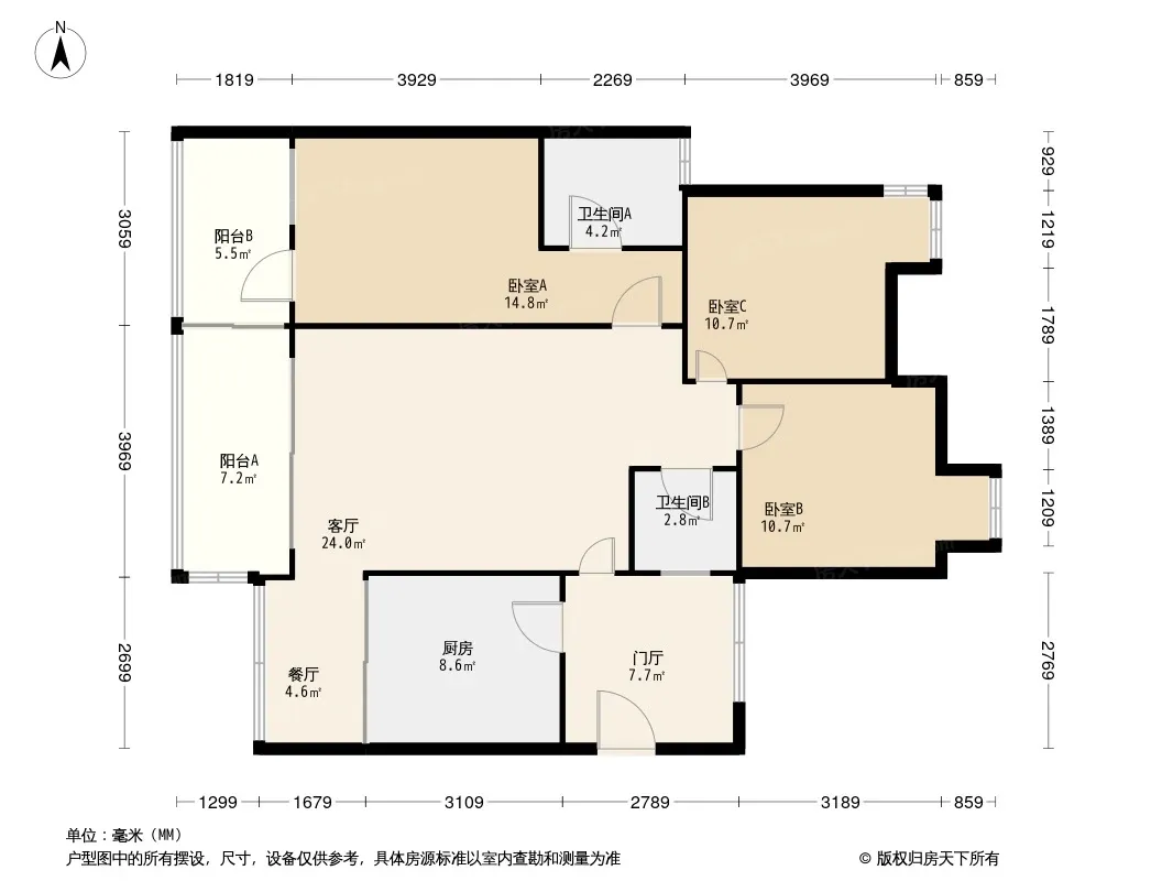 西花汀户型图