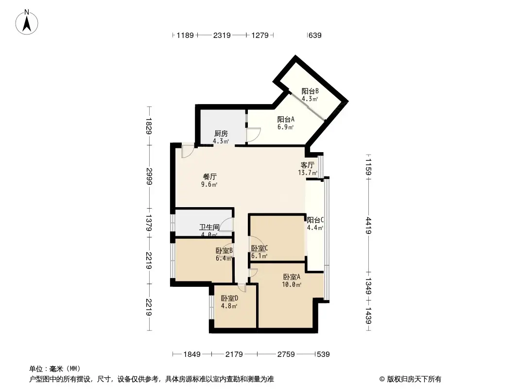 金房华韵天府观锦户型图