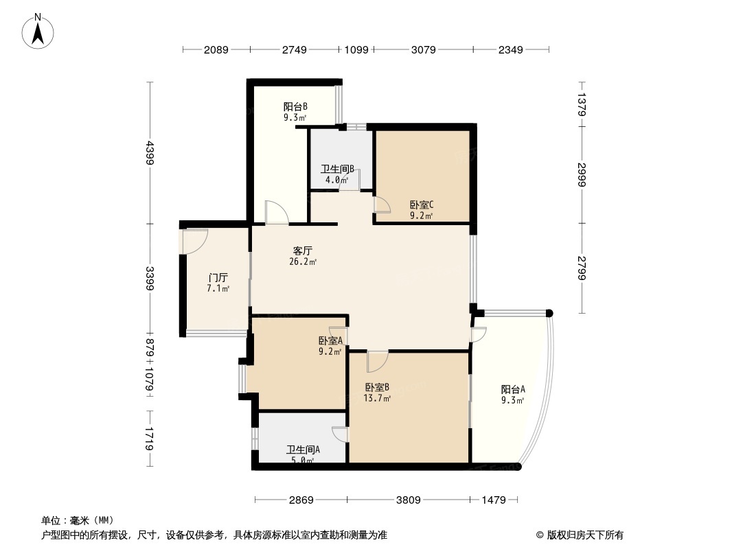 香域中央户型图