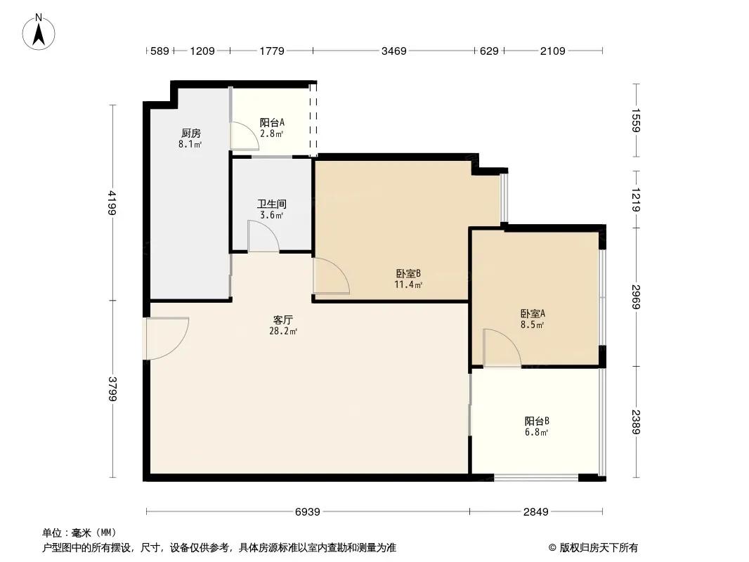 华宜上锦户型图
