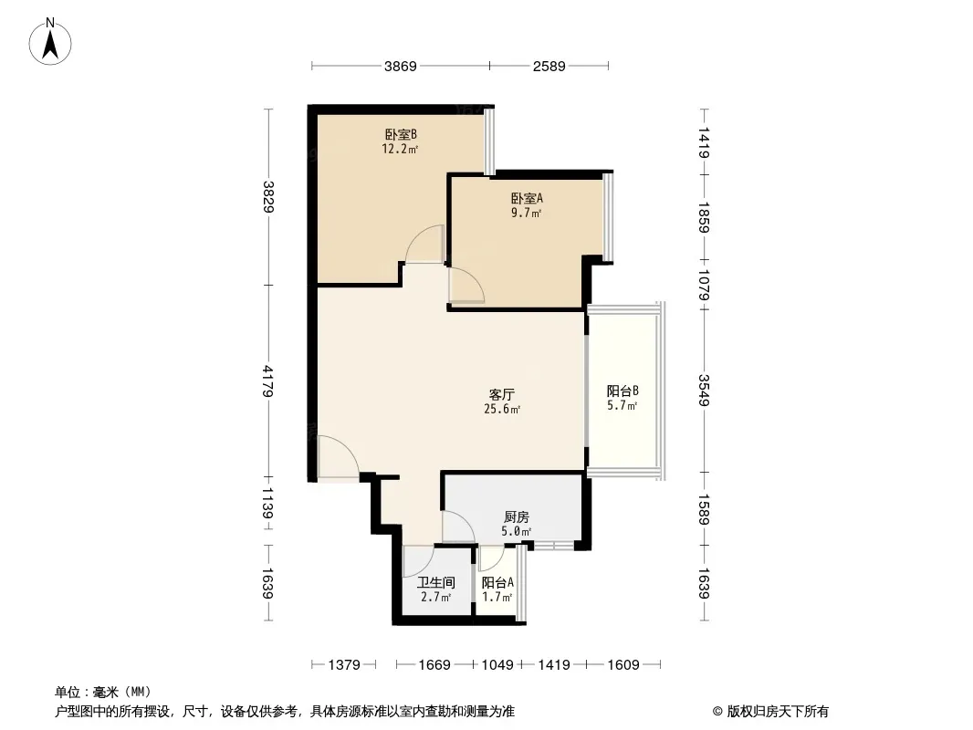 青白江浅水湾户型图