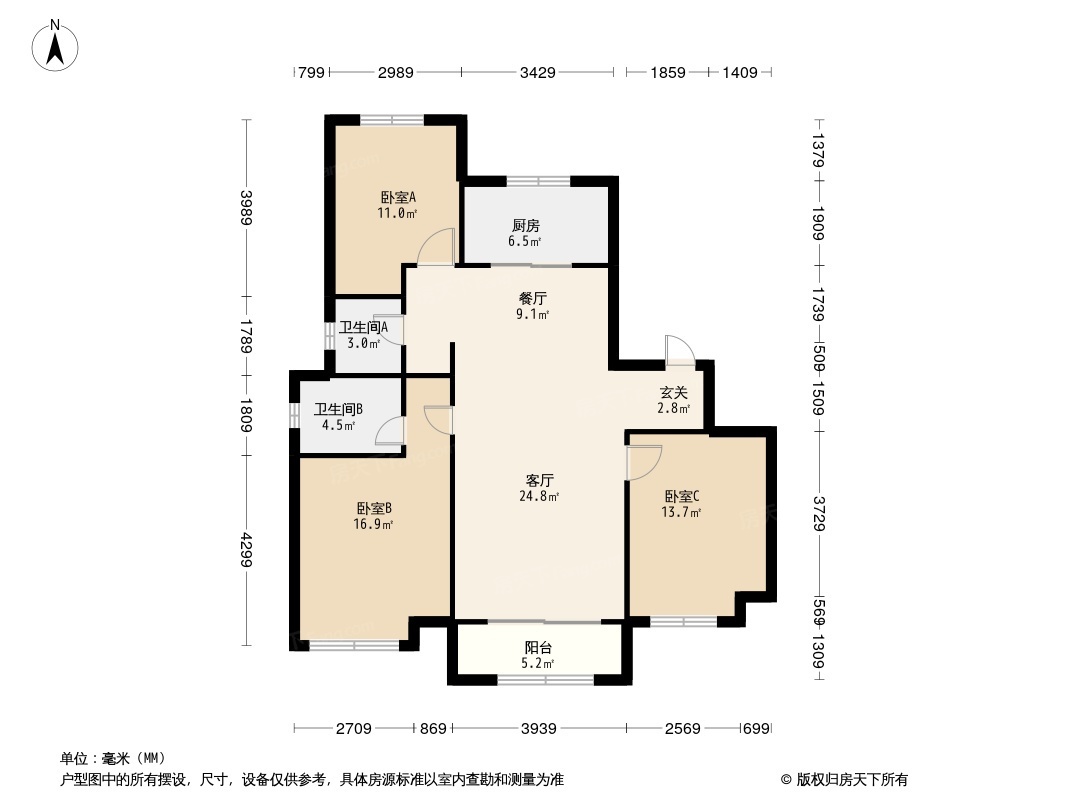 中建锦绣天地户型图