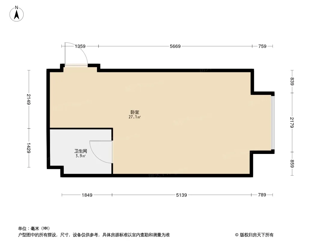 棕北国际户型图