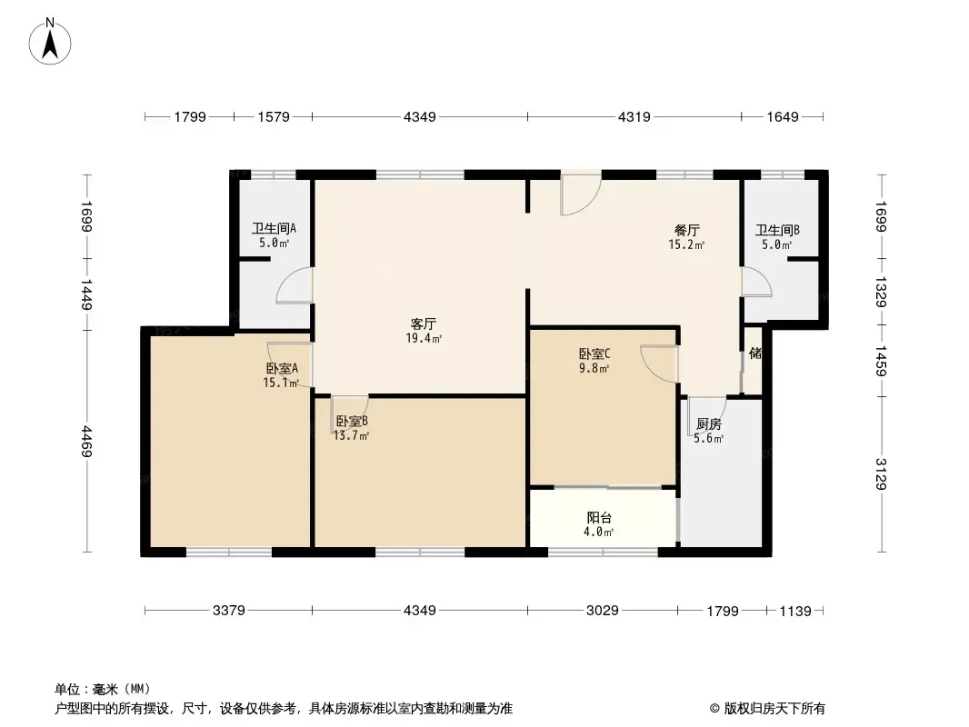 仟村商务大楼户型图