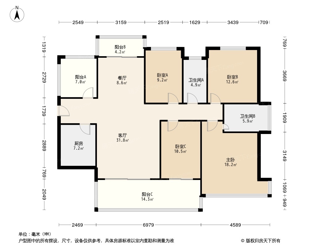 深度解析:隆生西江花园153㎡户型待售