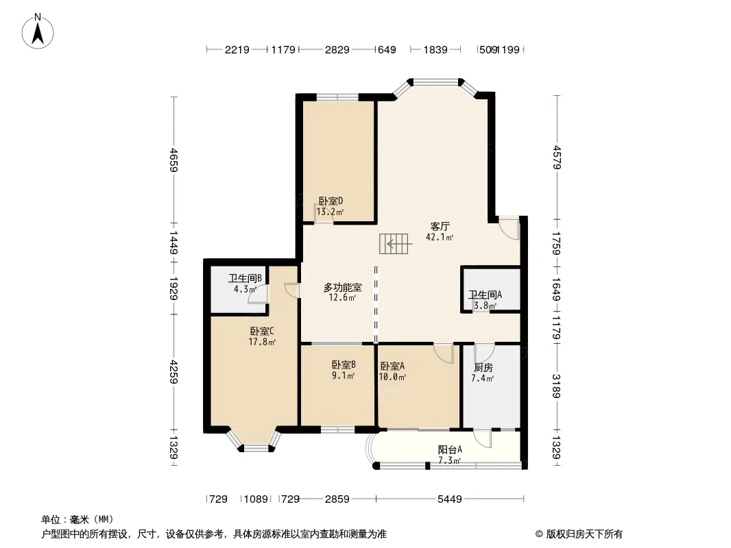 锦西花园户型图