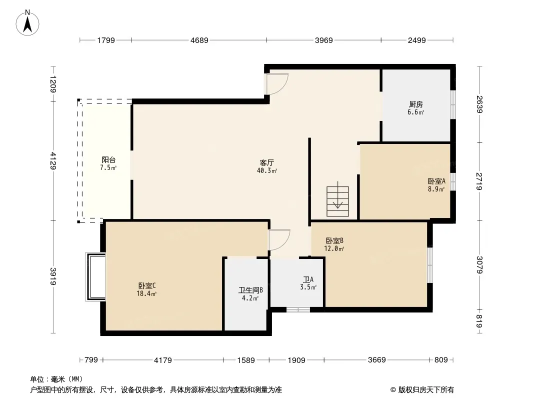 紫坪丽景户型图