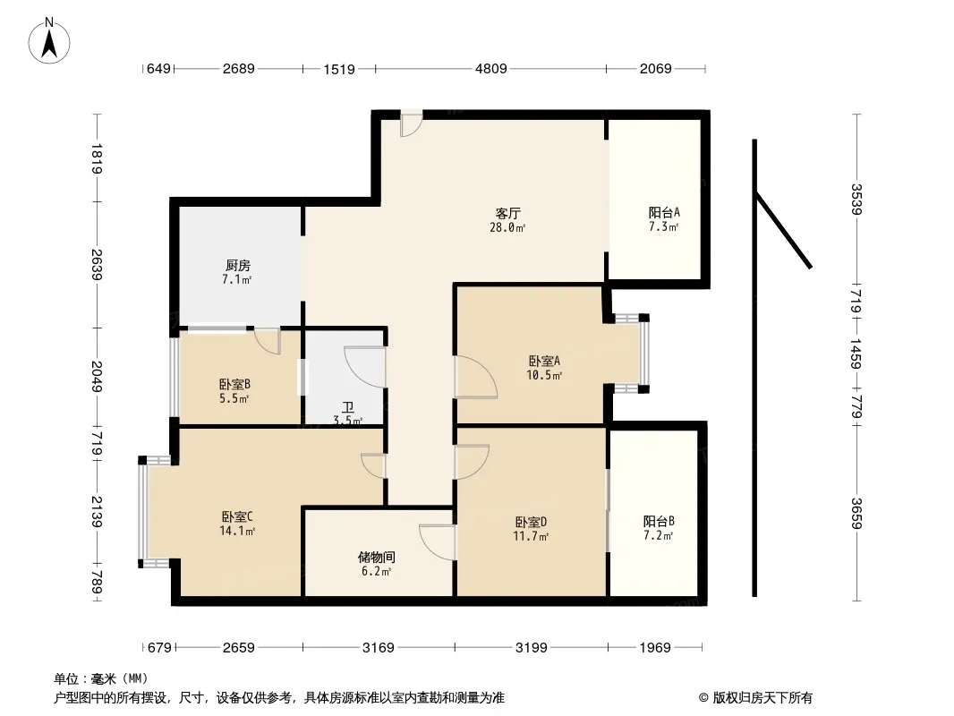 沙河源上金府户型图