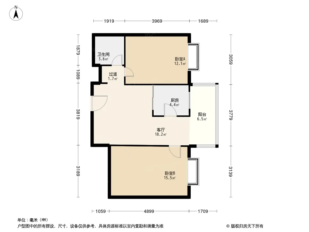 一鑫居户型图