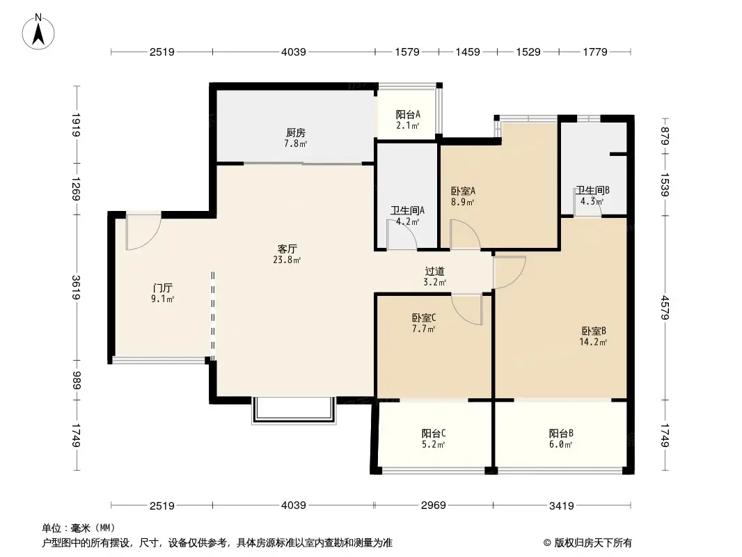 新津翡翠湾一期户型图