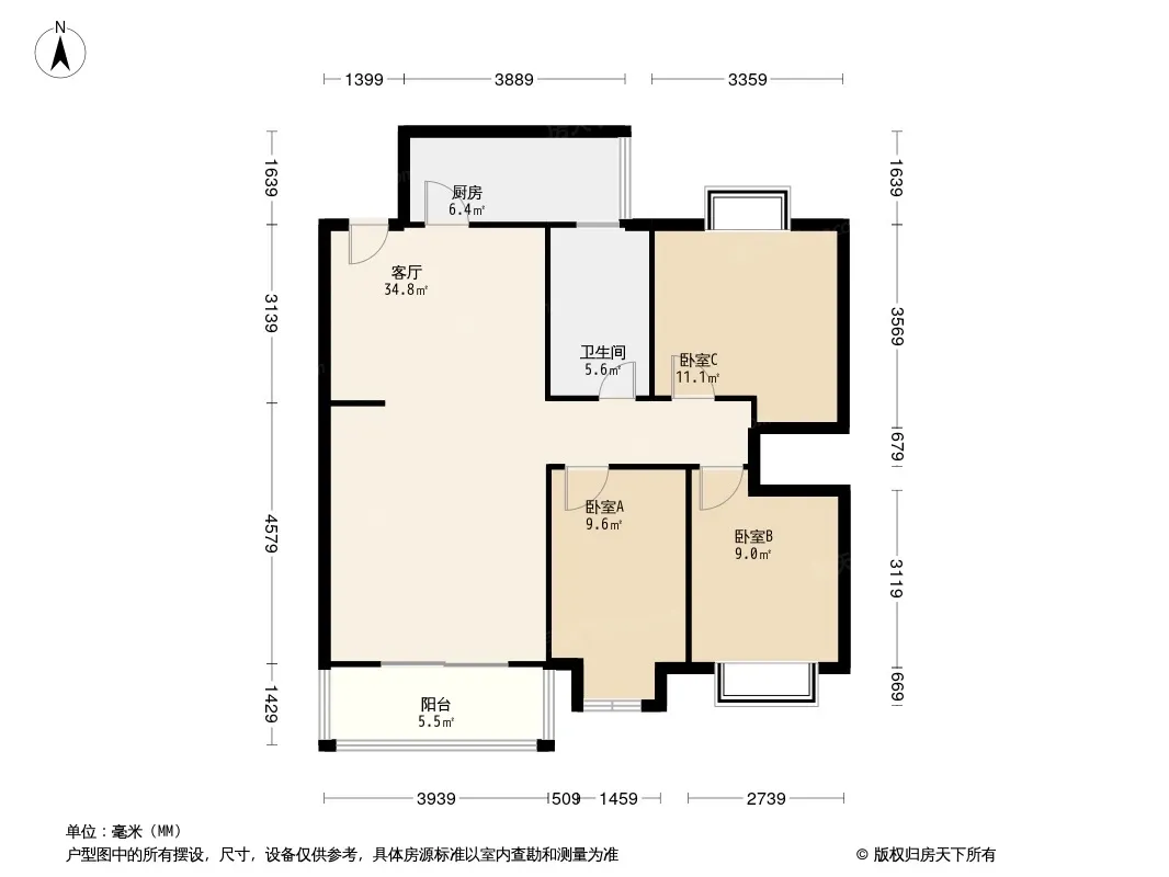 和睦新天地户型图