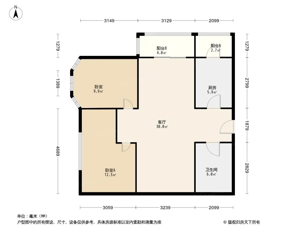 超洋花园户型图