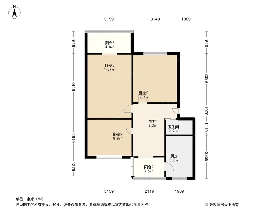 青羊东一路95号院户型图