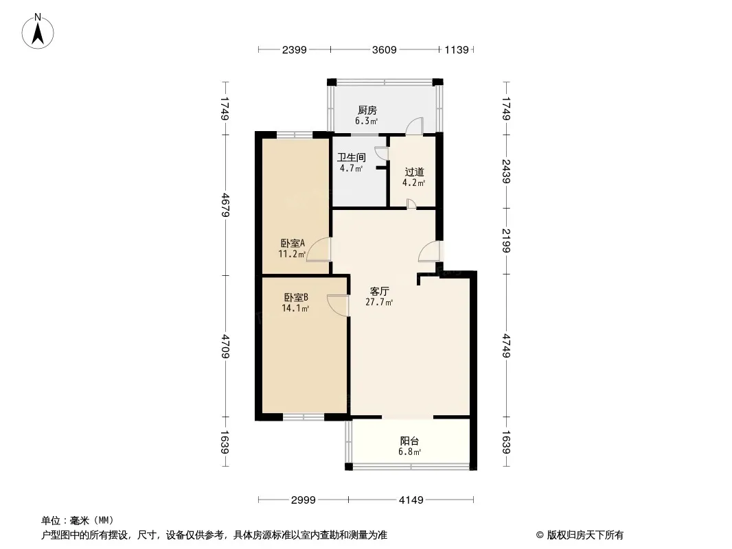 龙江商寓户型图