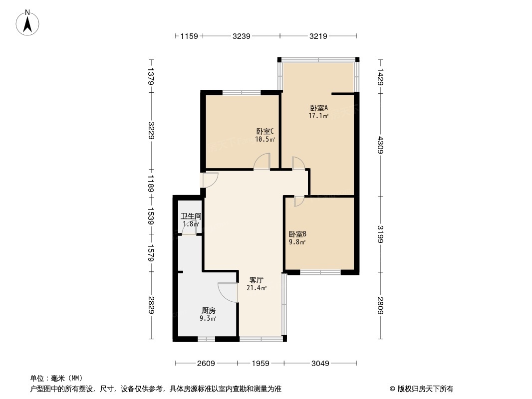 百寿路9号院户型图