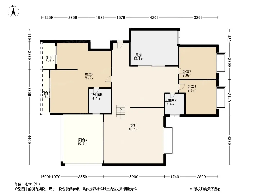 交大智能九期户型图
