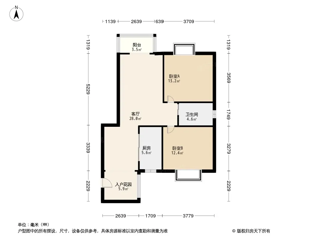 泰丰花苑户型图