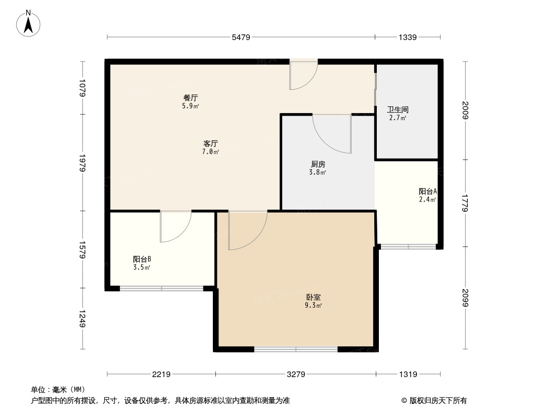 荣盛香榭兰庭户型图