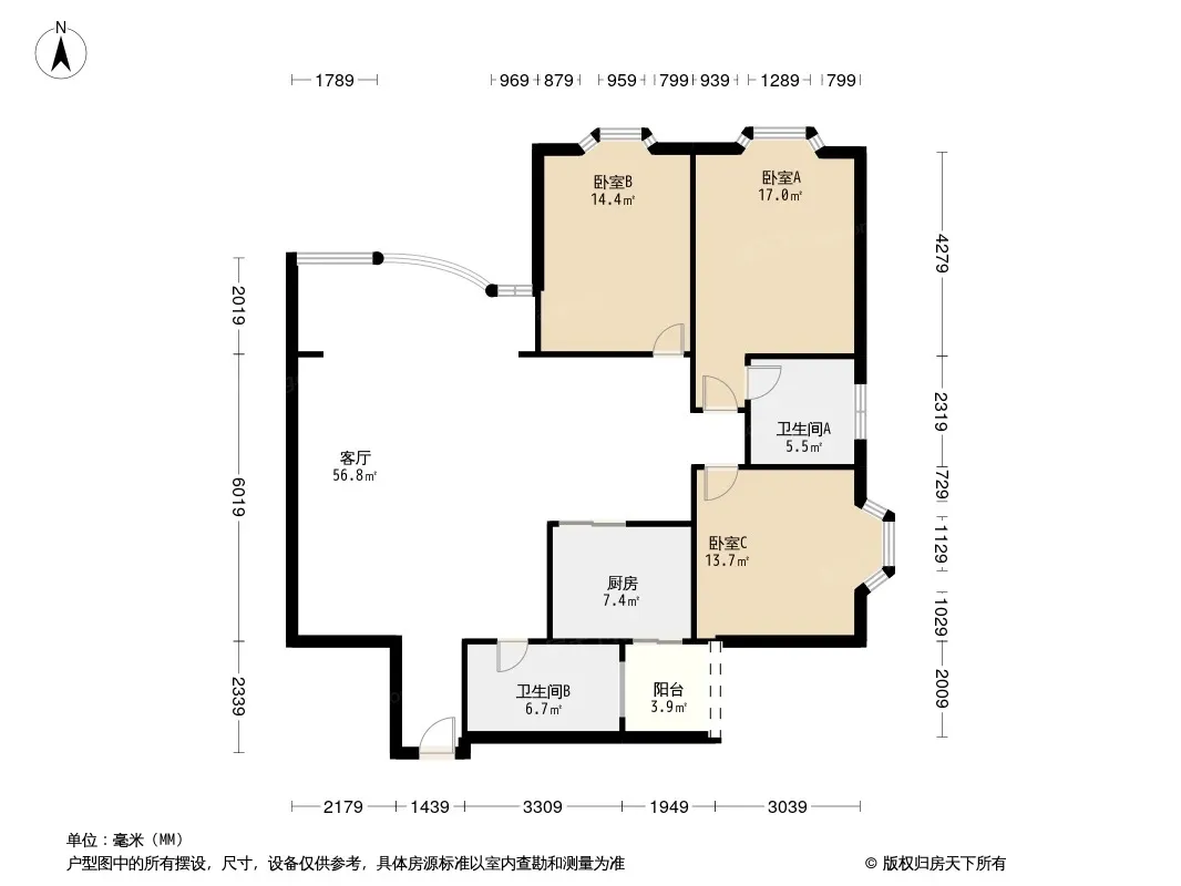 翠堤雅筑户型图