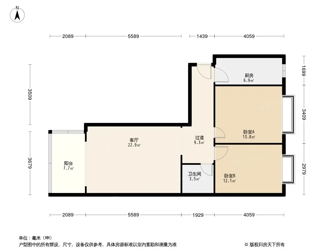 锦江岸户型图