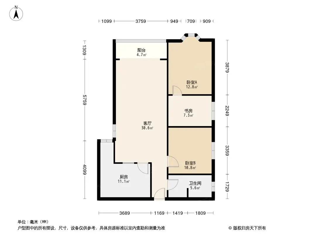 牡丹名苑户型图