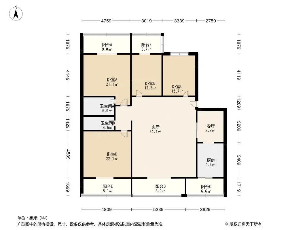 猛追湾街60号院户型图