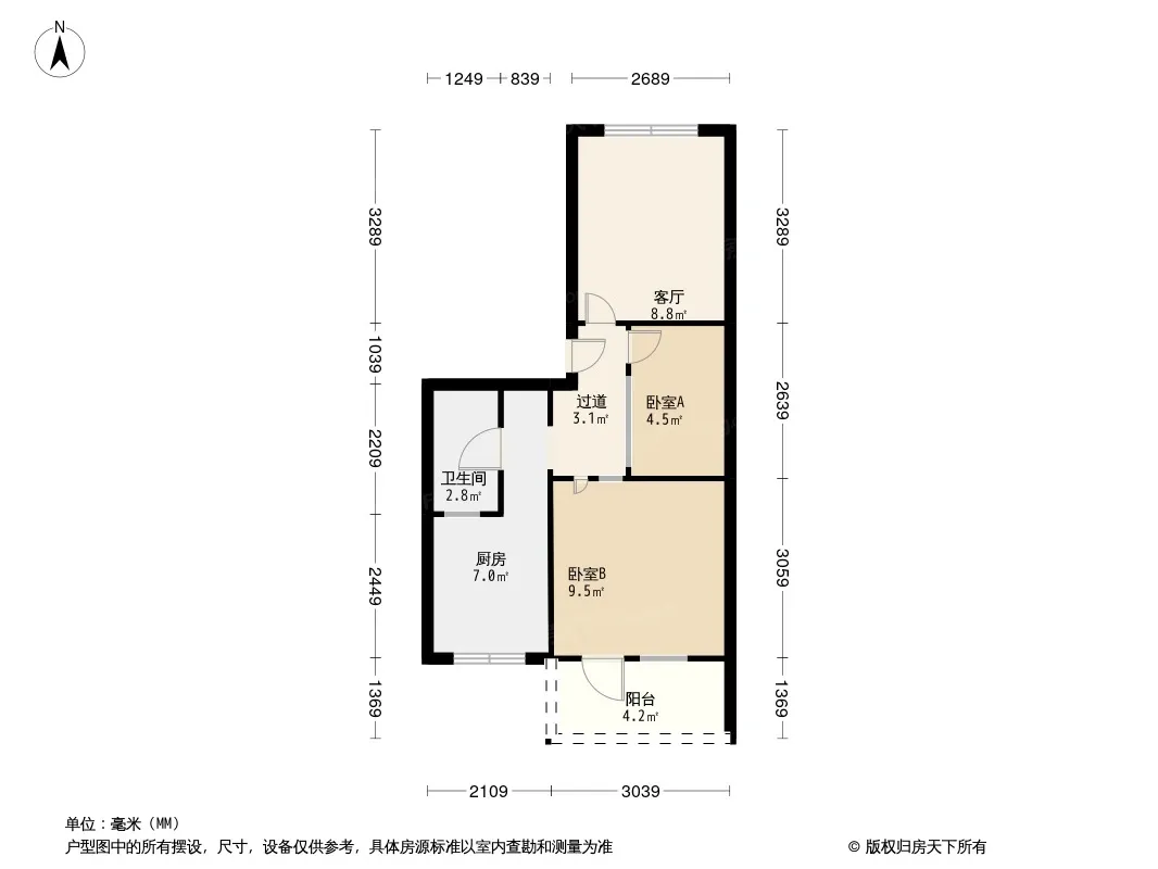 东通顺街26号院户型图