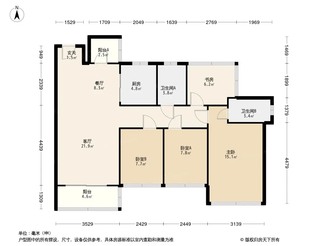 龙光玖悦台 龙光玖悦台户型类别:3居,4居