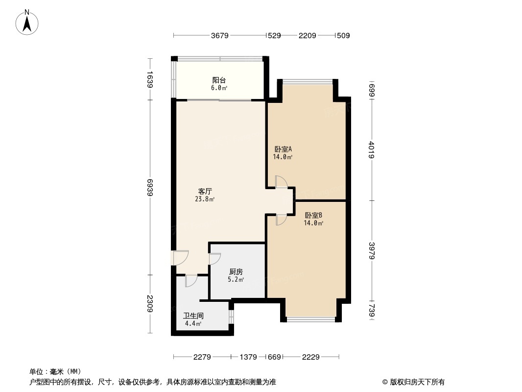 大院人家户型图