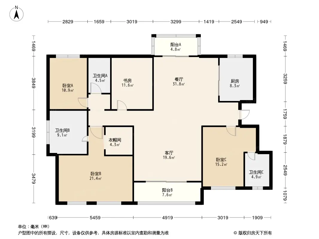 正荣紫阙台户型图