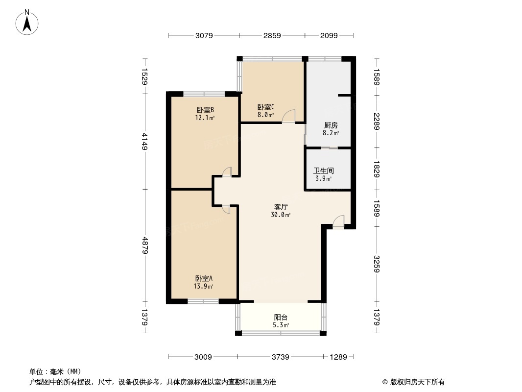 润泽园一期户型图