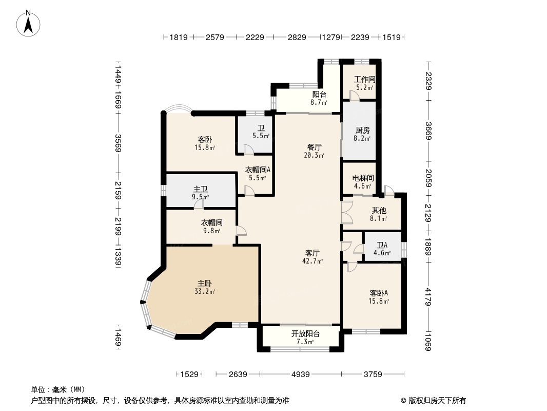 绿洲康城金邸户型图