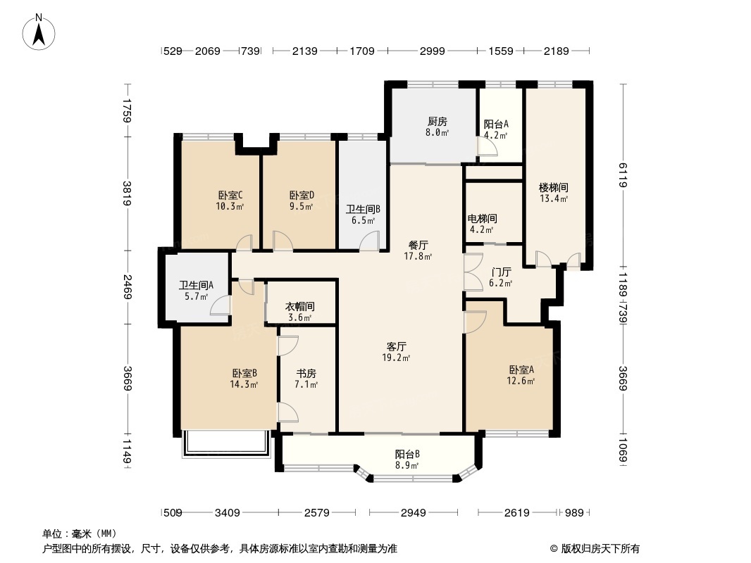 步阳御江金都二期户型图