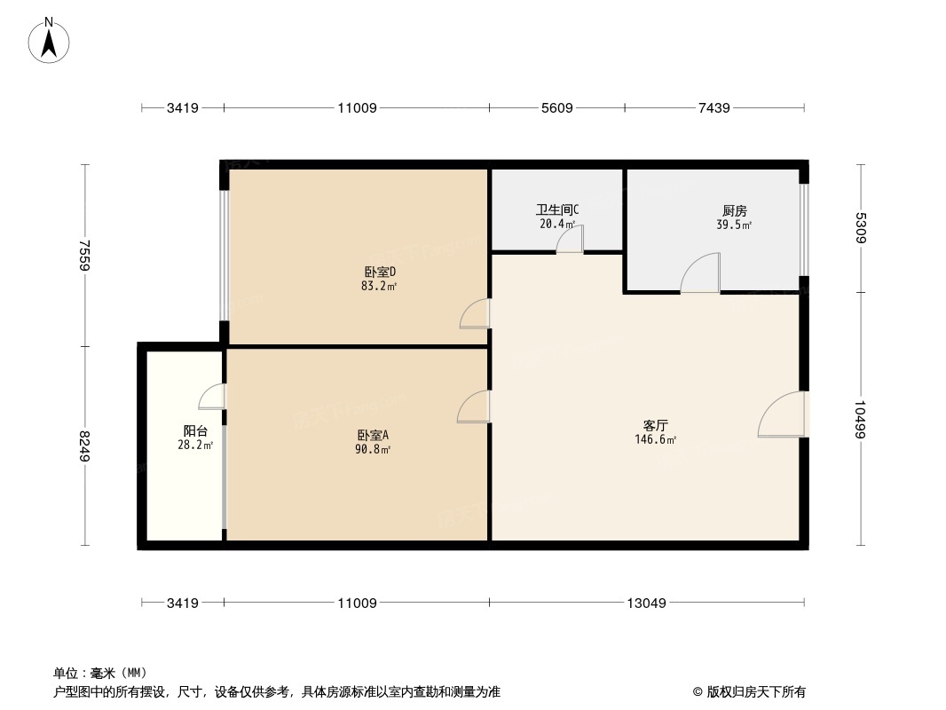 金銮花园户型图