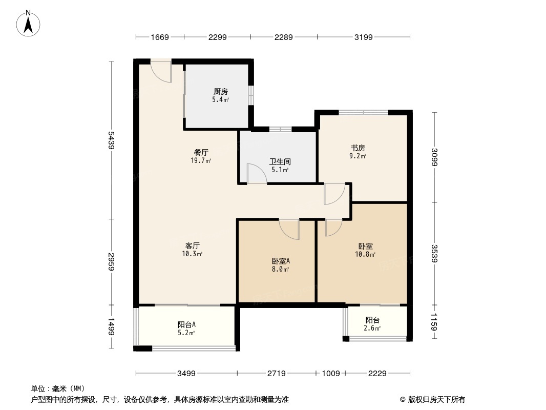 金色港湾君临水岸户型图