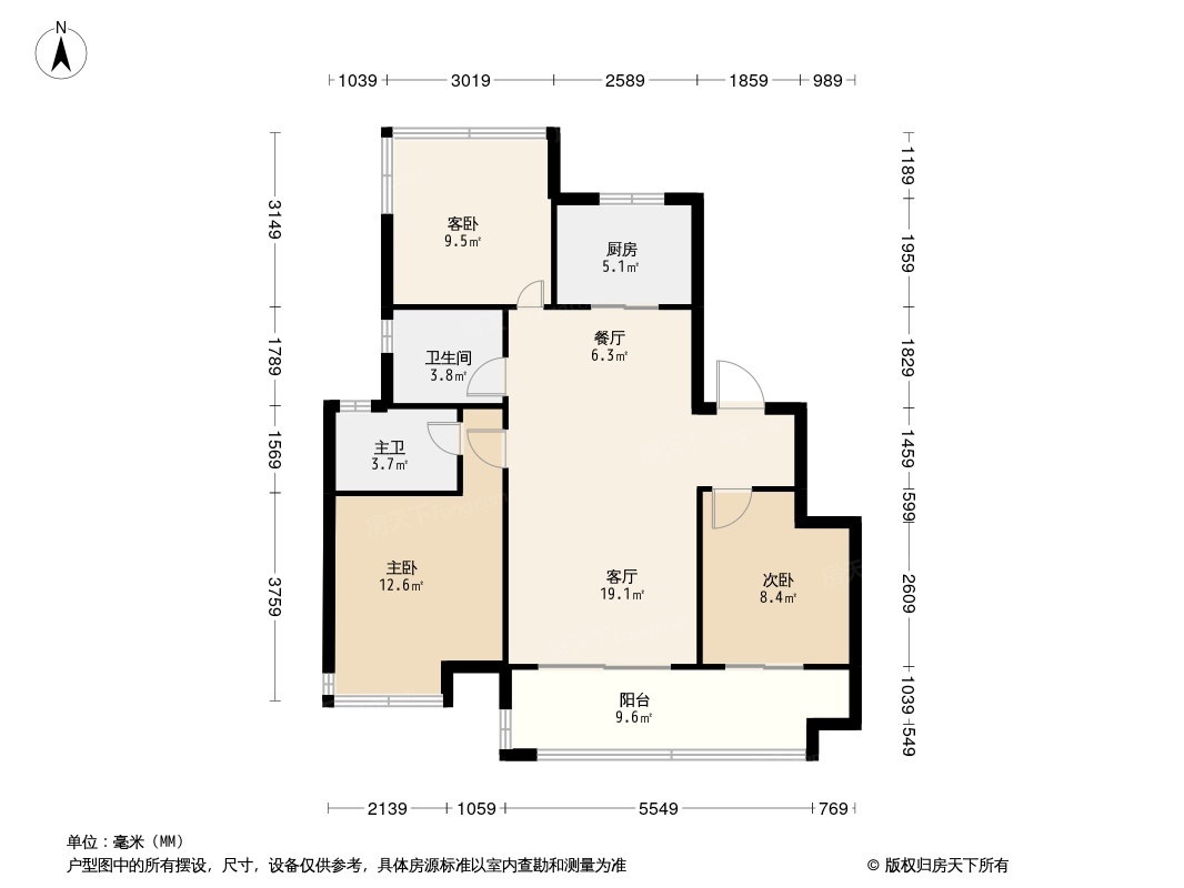 新力东园户型图