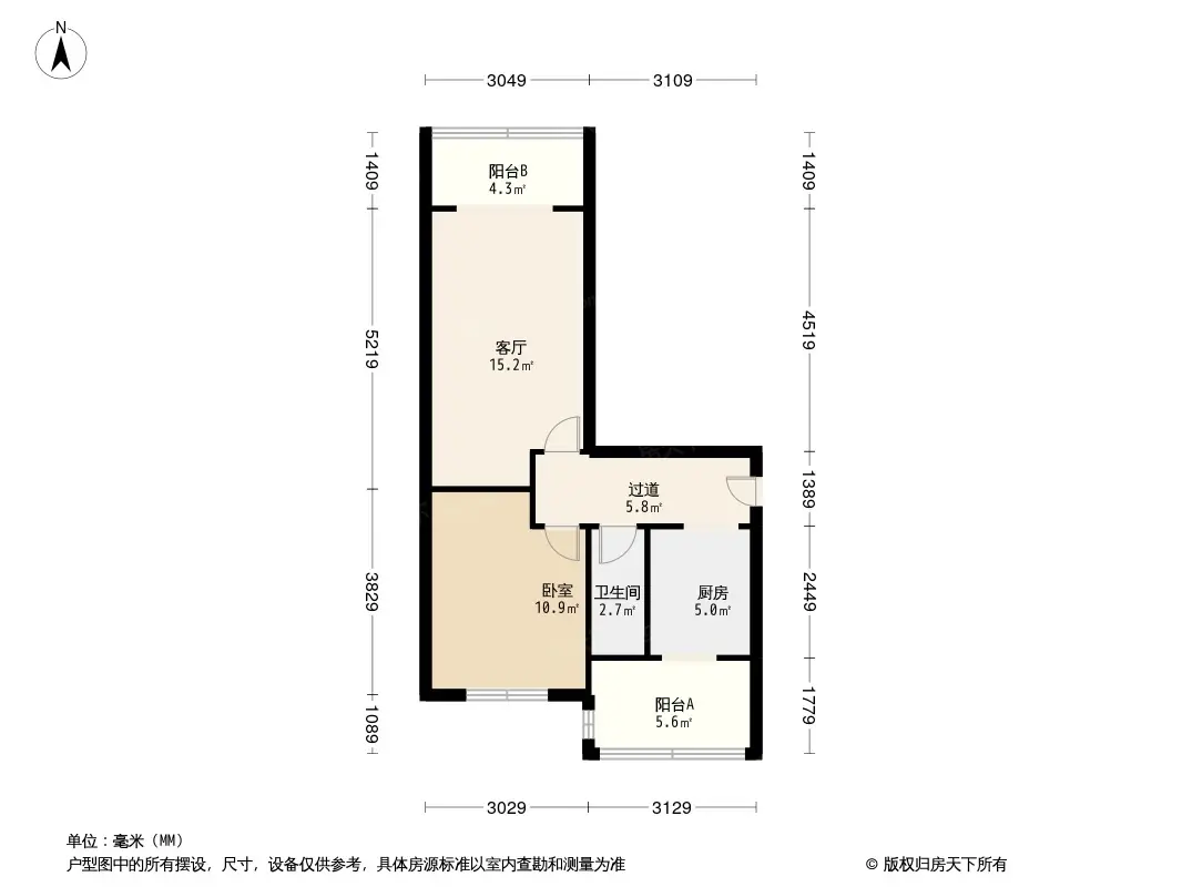 钢管厂三区宿舍户型图