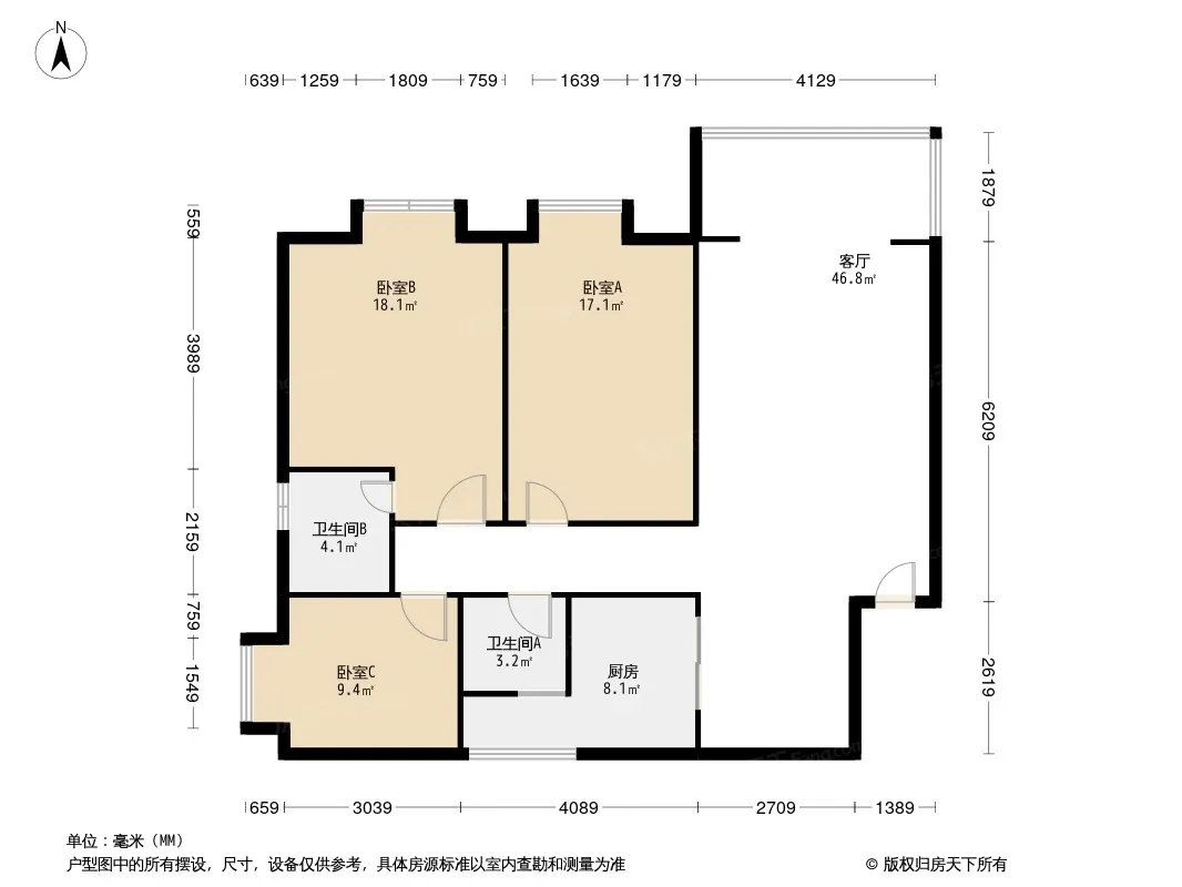 图腾国际户型图