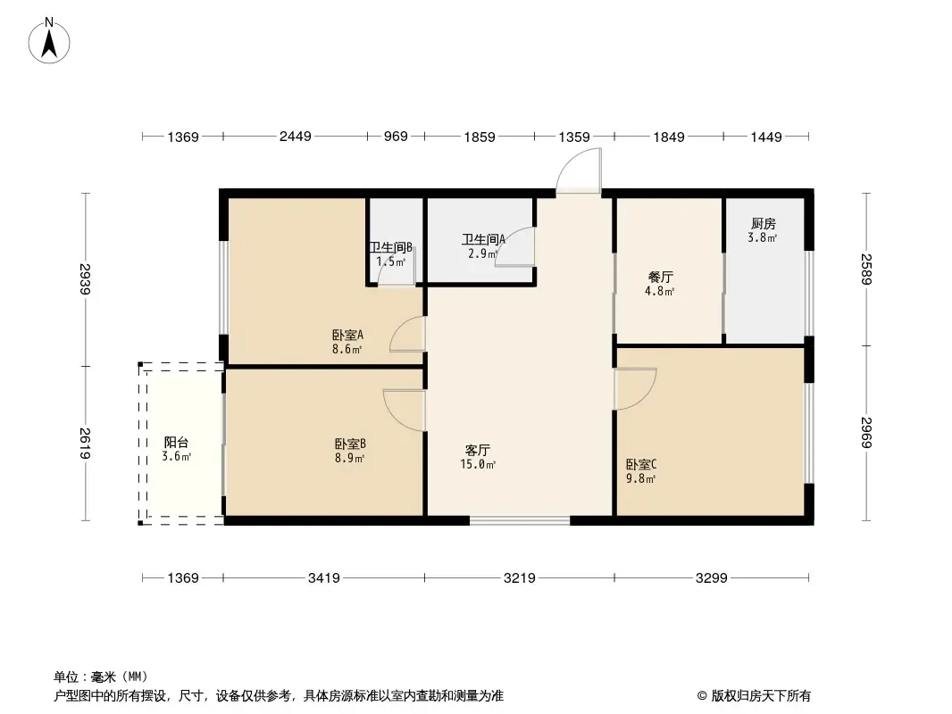 锦江新村户型图