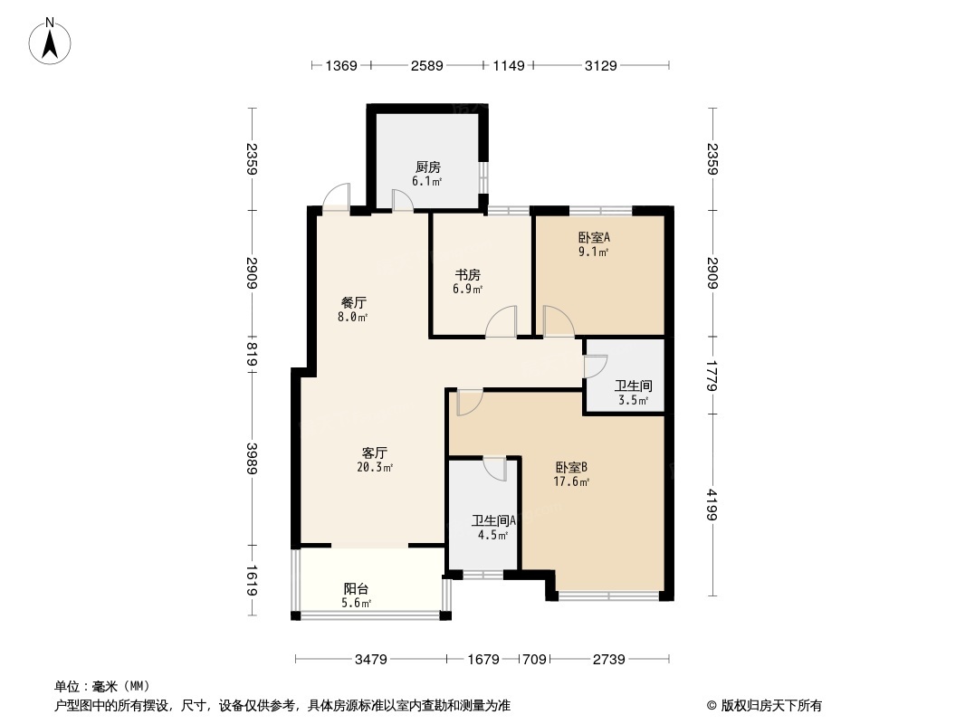 赵州天山熙湖户型图