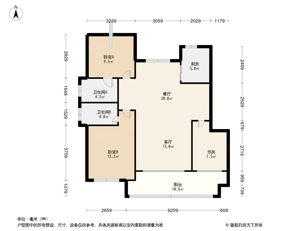 湾里院子户型图