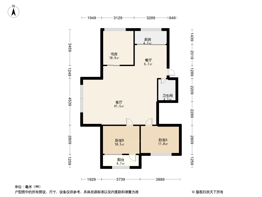 金海公寓户型图