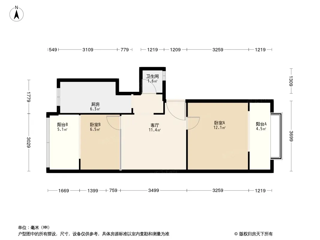 兴蓉街小区户型图