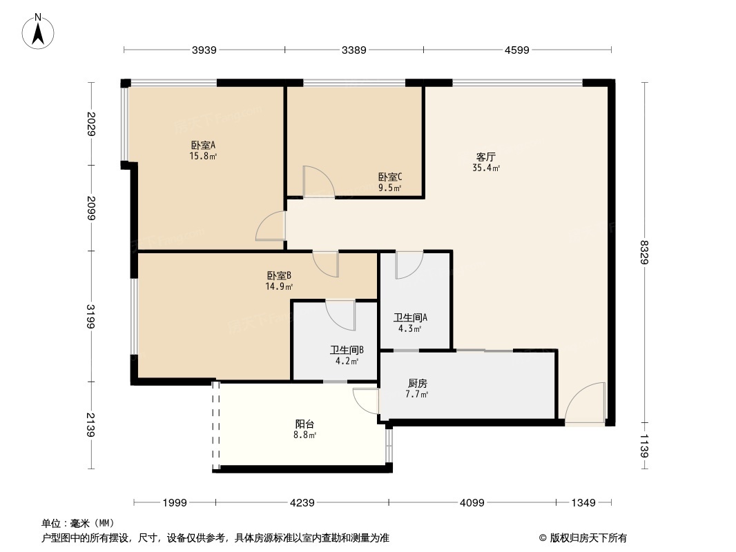 润莱金座户型图