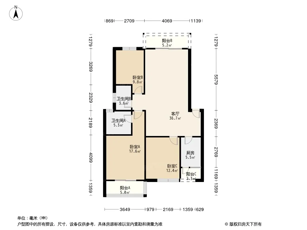 西华雅苑户型图