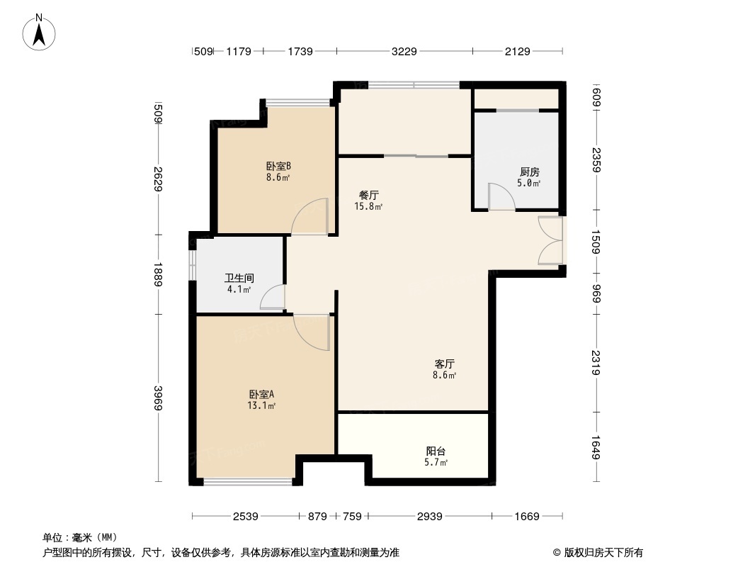 建屋天著户型图