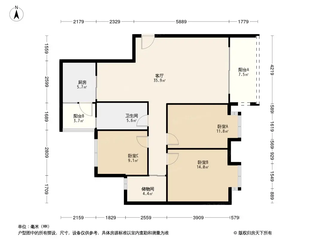 金沙兰亭户型图